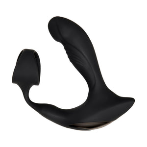 Zero Tolerance Strapped & Tapped - Black Heating Anal Plug with Cock Ring