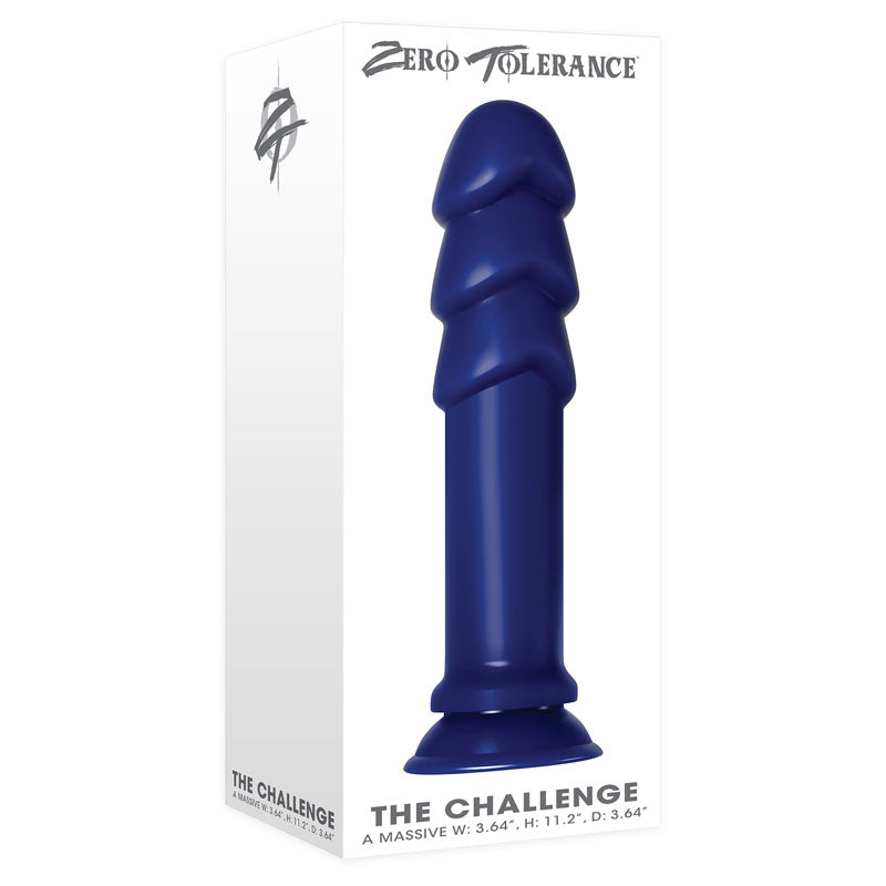 Zero Tolerance The Challenge - Blue Giant Butt Plug