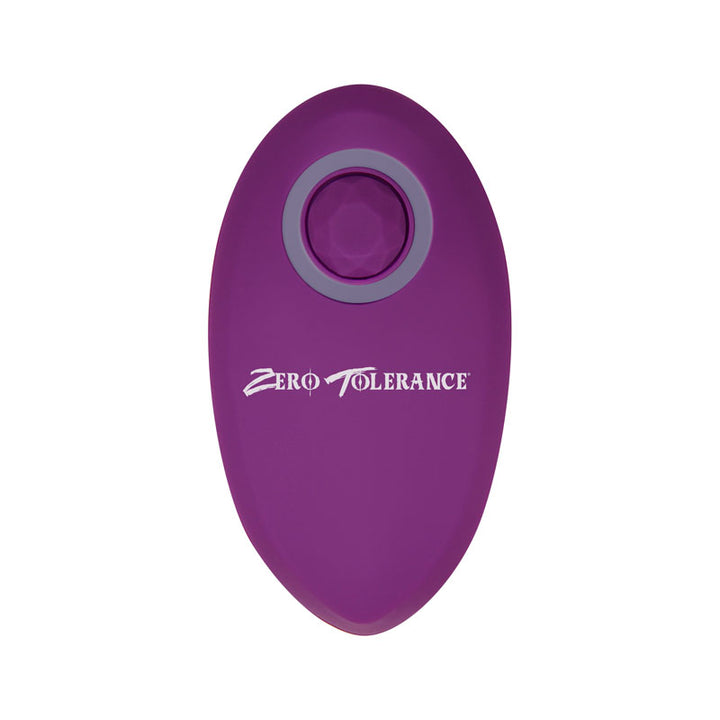 Zero Tolerance Tunnel Teaser - Purple Butt Plug with Remote