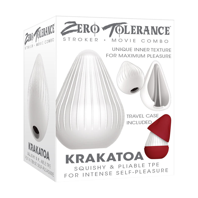 Zero Tolerance KRAKATOA - White Mini Stroker Egg