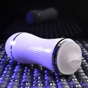 Zero Tolerance Double Dip - White/Clear Double Ended Stroker