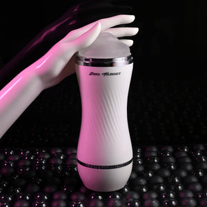 Zero Tolerance Double Dip - White/Clear Double Ended Stroker