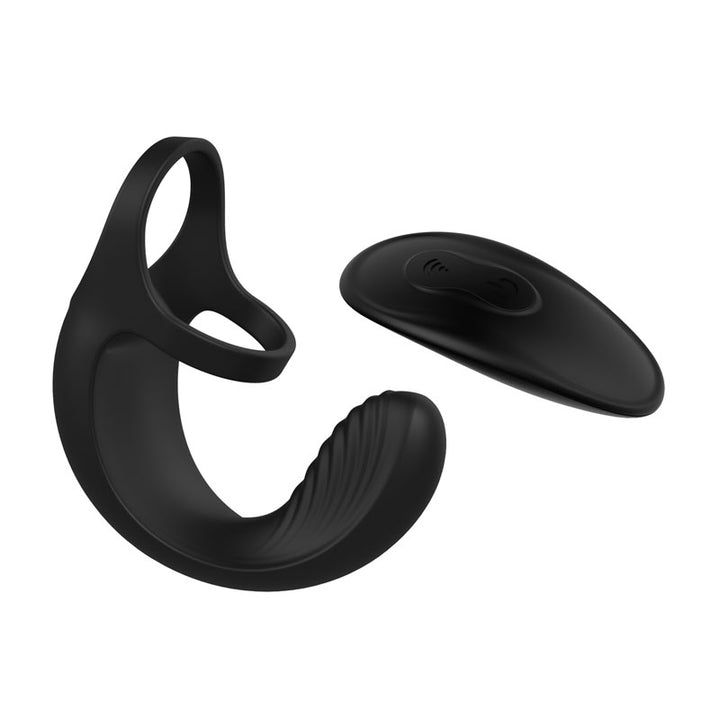 Zero Tolerance Vibrating Ball Cradle Cock Ring - Black