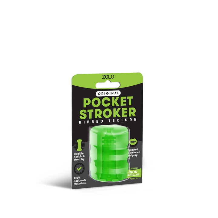 Zolo Original Pocket Green Mini Stroker
