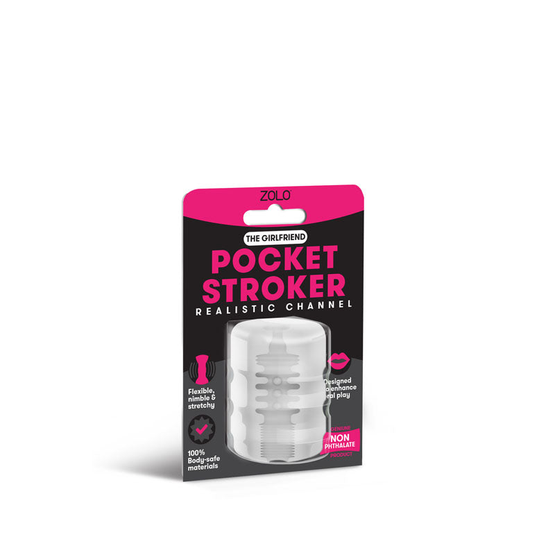 Zolo Girlfriend Pocket Clear Mini Stroker