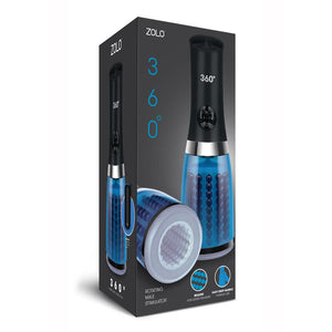 Zolo 360 - Black - Powered Auto Masturbator