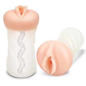 Zolo Perfect Grilfriend Vagina Stroker - Clear/Flesh