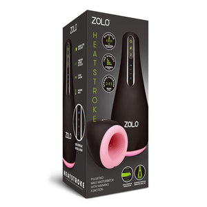Zolo Heatstroke - Black - Pulsating & Warming Masturbator