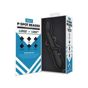 Zolo P-Spot Beaded - Black - Prostate Massager