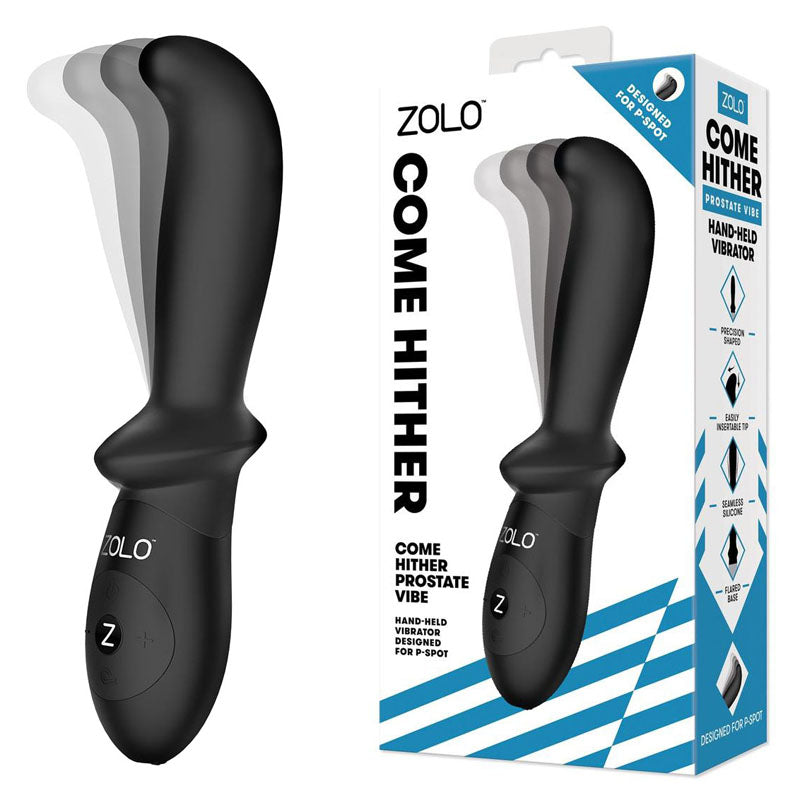 Zolo Come Hither - Black - Prostate Massager