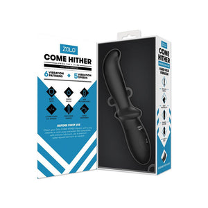 Zolo Come Hither - Black - Prostate Massager