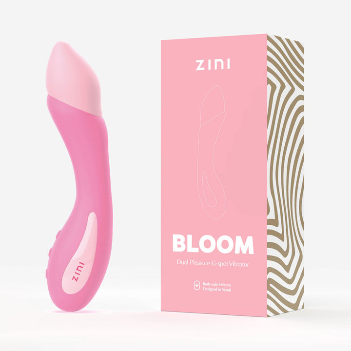Zini Bloom - Dual Pleasure G-Spot Vibrator - Cherry Blossom