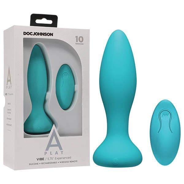 A-Play Vibe Experienced Rechargeable Teal Anal Plug