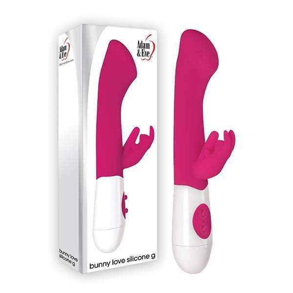 Adam & Eve Bunny Love Pink Silicone G Rabbit Vibrator