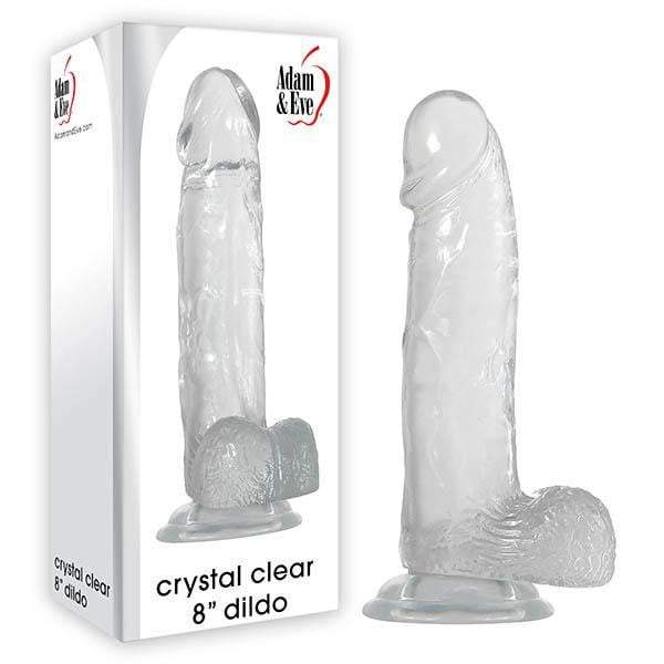 Adam & Eve Crystal Clear 8 Inch Dildo
