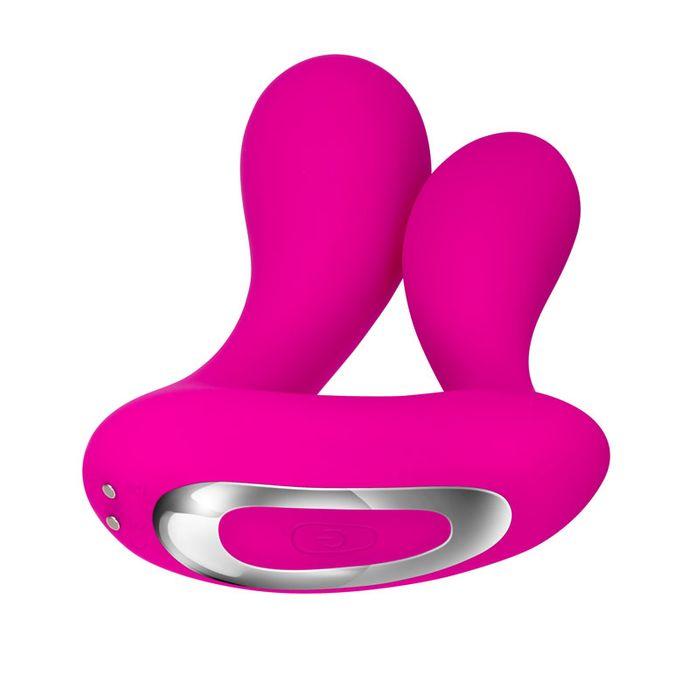 Adam & Eve Dual Entry Vibe with Remote Control - Pink