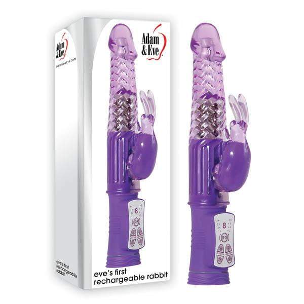 Adam & Eve Eve's First Rechargeable Rabbit - Purple 