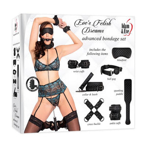 Adam & Eve Fetish Dreams Advanced Bondage Set - 7 Piece Kit