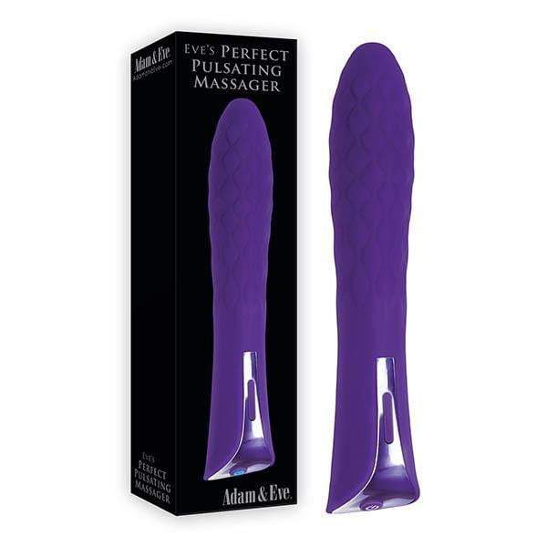 Adam & Eve Perfect Pulsating Massager Vibrator - Purple