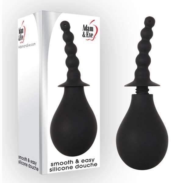 Adam & Eve Smooth & Easy Silicone  Black Douche 