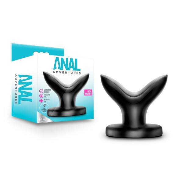 Anal Adventures Black Anchor 4 Inch Butt Plug