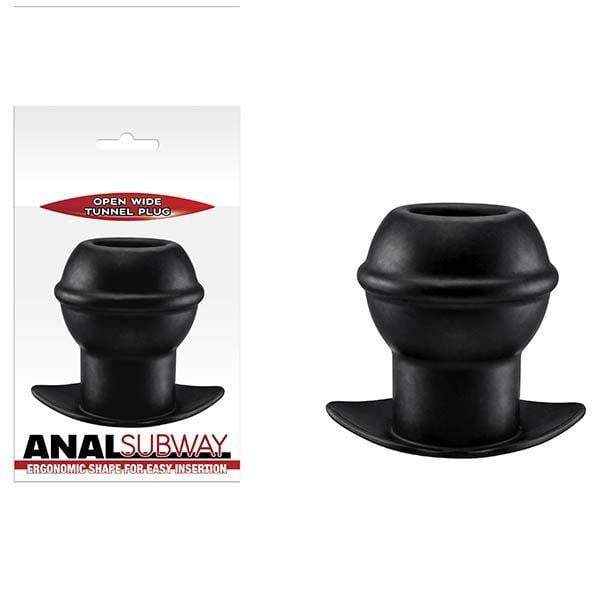 Anal Subway - Black 7.6 cm (3'') Hollow Butt Plug