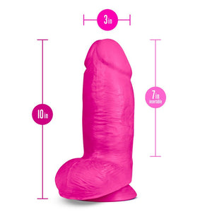 Au Naturel Bold Chub 10 Inch Dong - Pink