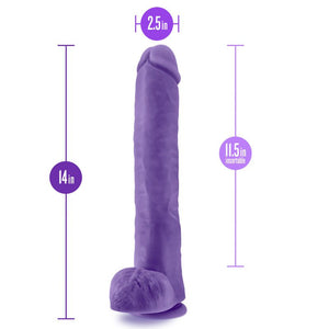 Au Naturel Bold Daddy 14 Inch Dong - Purple