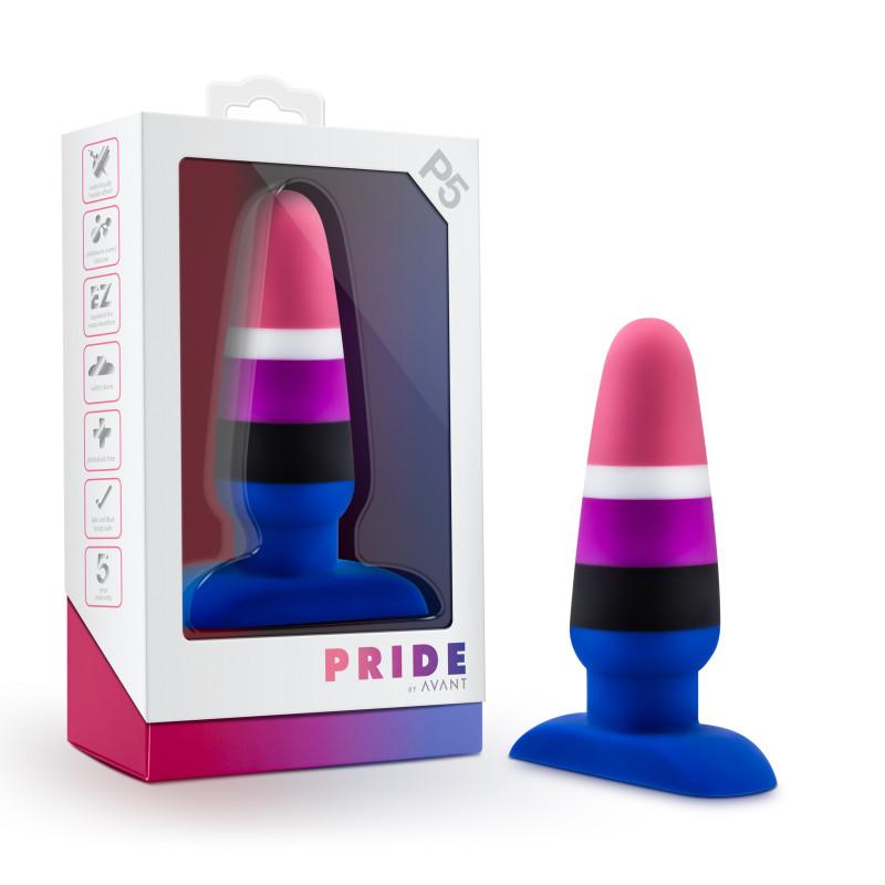Avant Pride P5 - Fluid - Coloured Butt Plug