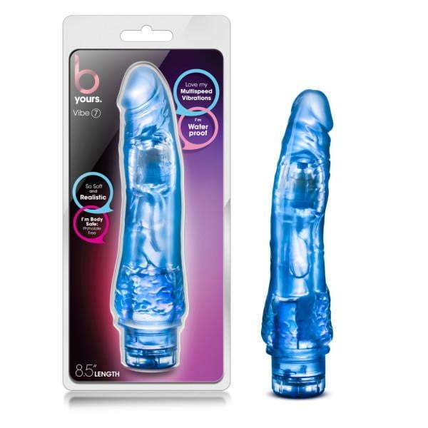 B Yours #7 Blue 8.5 Inch Vibrator