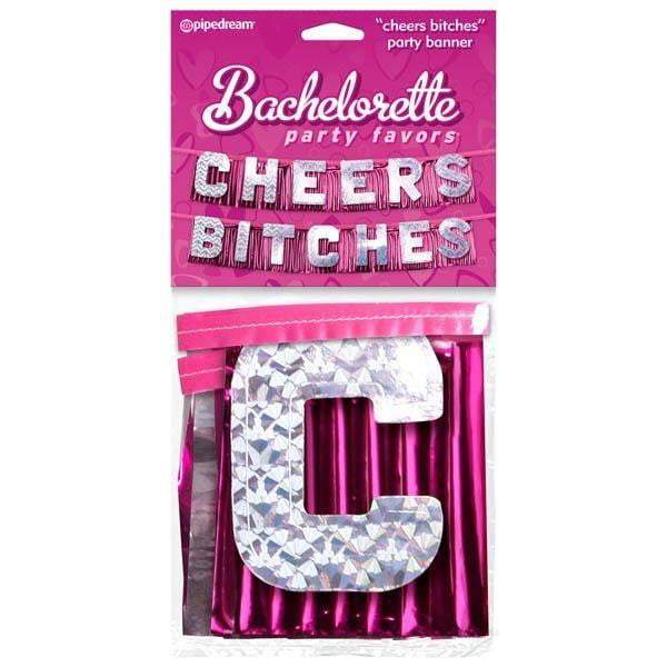 Bachelorette Party Favors ''Cheers Bitches'' Party Banner - Novelty Banner