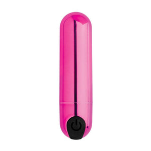 Bang! 10X Vibrating Metallic Bullet - Pink