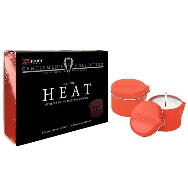 Heat Warming Massage Candles - 2 Pack