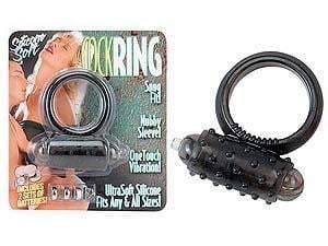 Black Vibrating Cock Ring