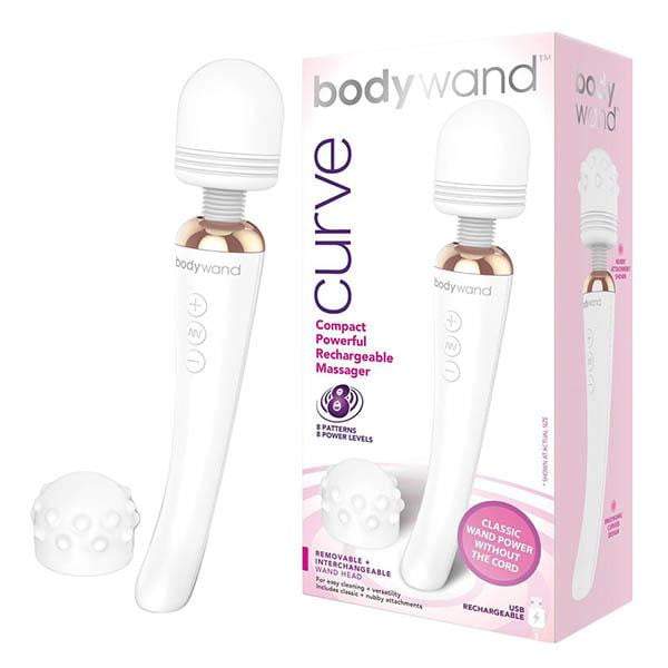 Bodywand Curve - White USB Rechargeable Massager Wand