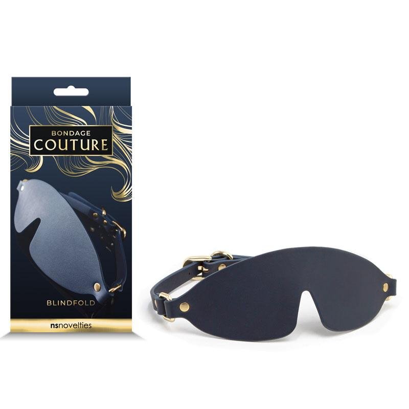 Bondage Couture Blindfold - Blue Eye Mask