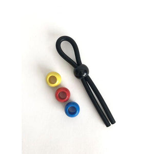 Boneyard Adjustable Single Cock Ring - Black