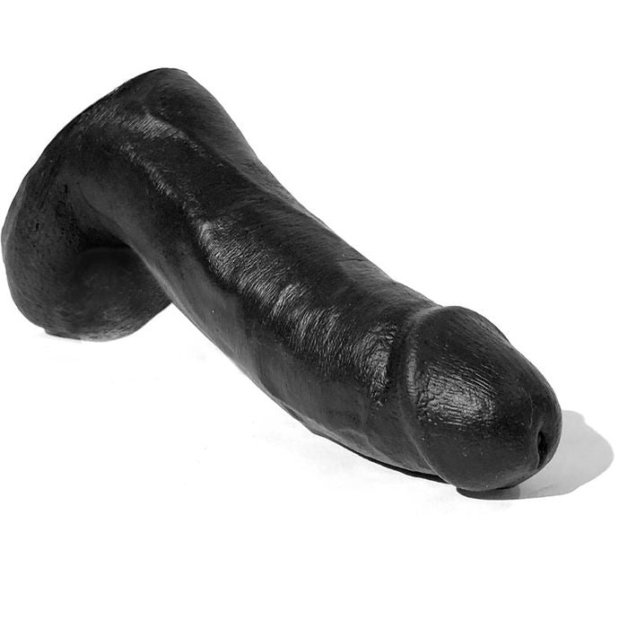 Boneyard Cock 8 inch Black Dong with  Handle Extentions