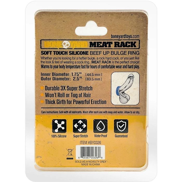Boneyard Meat Rack Beef Up Bulge Ring - 45 mm - Blue
