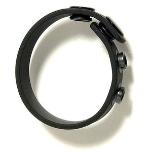 Boneyard Silicone Cock Strap Black 