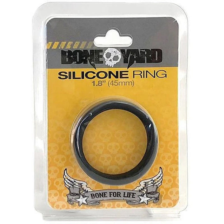Boneyard Silicone Black 45mm Cock Ring