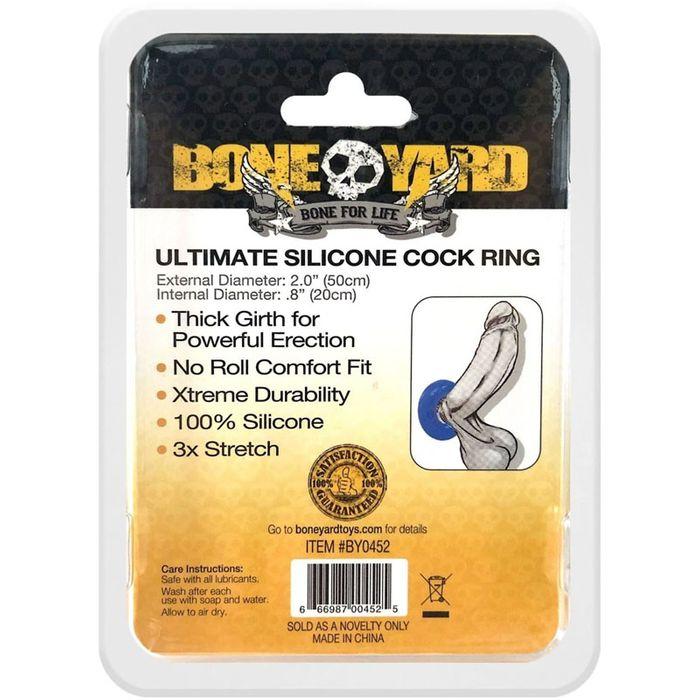 Boneyard Ultimate Cock Ring - 50mm - Blue