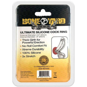 Boneyard Ultimate Cock Ring - 50mm - Red