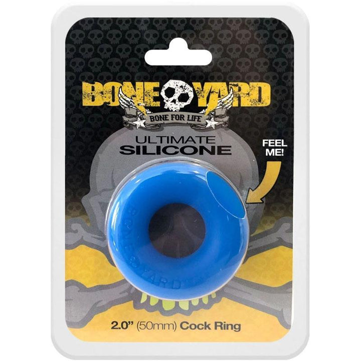 Boneyard Ultimate Cock Ring - 50mm - Blue 