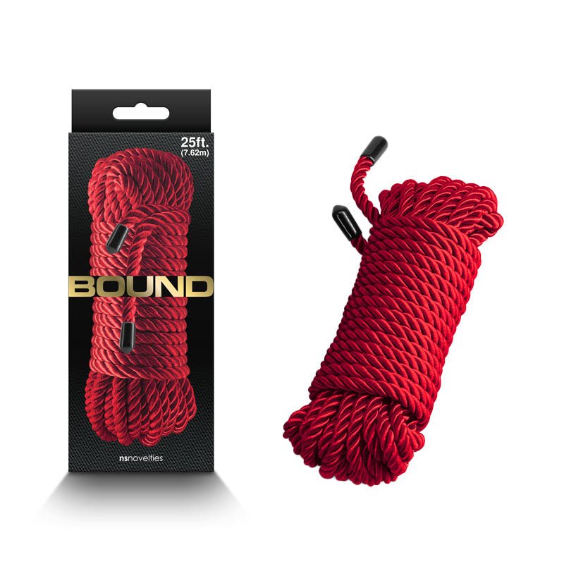 Bound Red Bondage Rope - 7.6mtrs