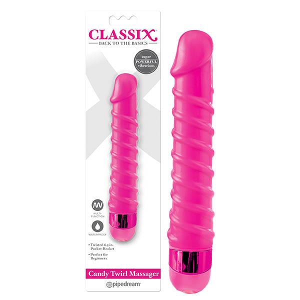 Classix Candy Twirl - Pink 16.5 cm Vibrator