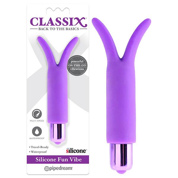 Classix Silicone Fun Vibe - Purple 12.7 cm Stimulator