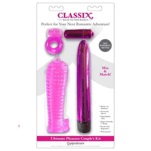 Classix Ultimate Pleasure Couples Kit - Pink 4 Piece Set