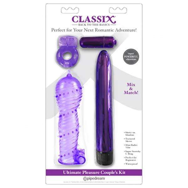 Classix Ultimate Pleasure Couples Kit - Purple 4 Piece Set