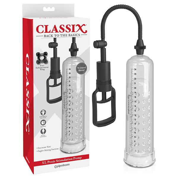 Classix XL Penis Stimulation Pump - Clear XL Penis Pump
